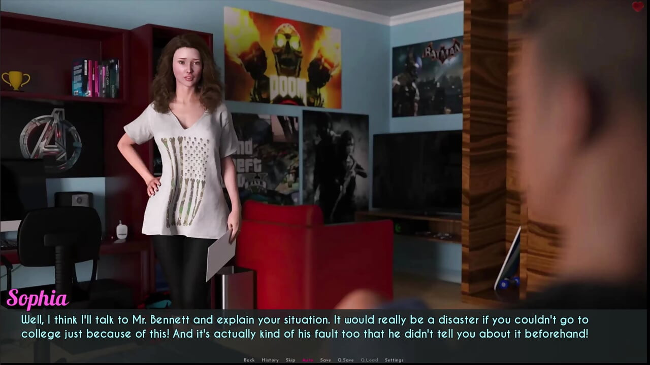 AWAM #7: Sophia watched porn before bed