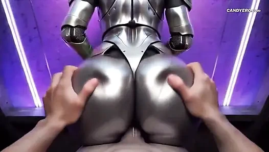 Metal and Silicon – And a Cock Deep Inside Both ( AI Virtual Sex Generated )