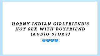 Napalona indyjska dziewczyna gorący seks z chłopakiem (Historia audio)