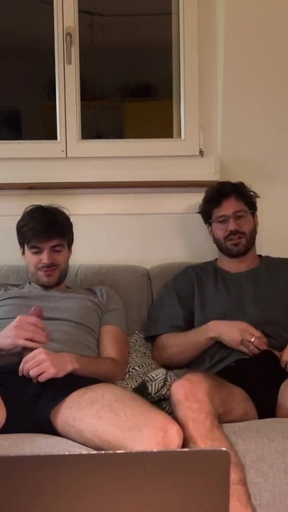 straight friend asked to touch his big cock | Clip 1