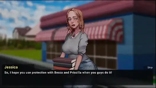 Taffy tales #28 - Johannes becca ve pricilla'yı çıplak gördü ... Johannes ve Sara birbirlerinin yaramaz fotoğraflarını gönderiyor