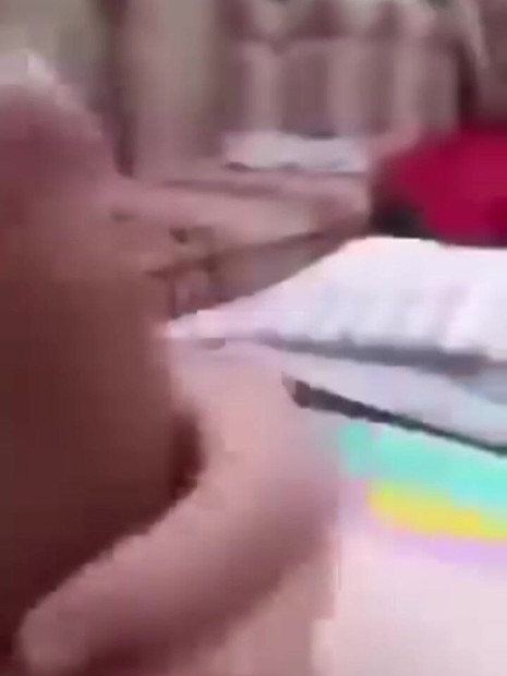 The sweetest moments while masturbating on the bed