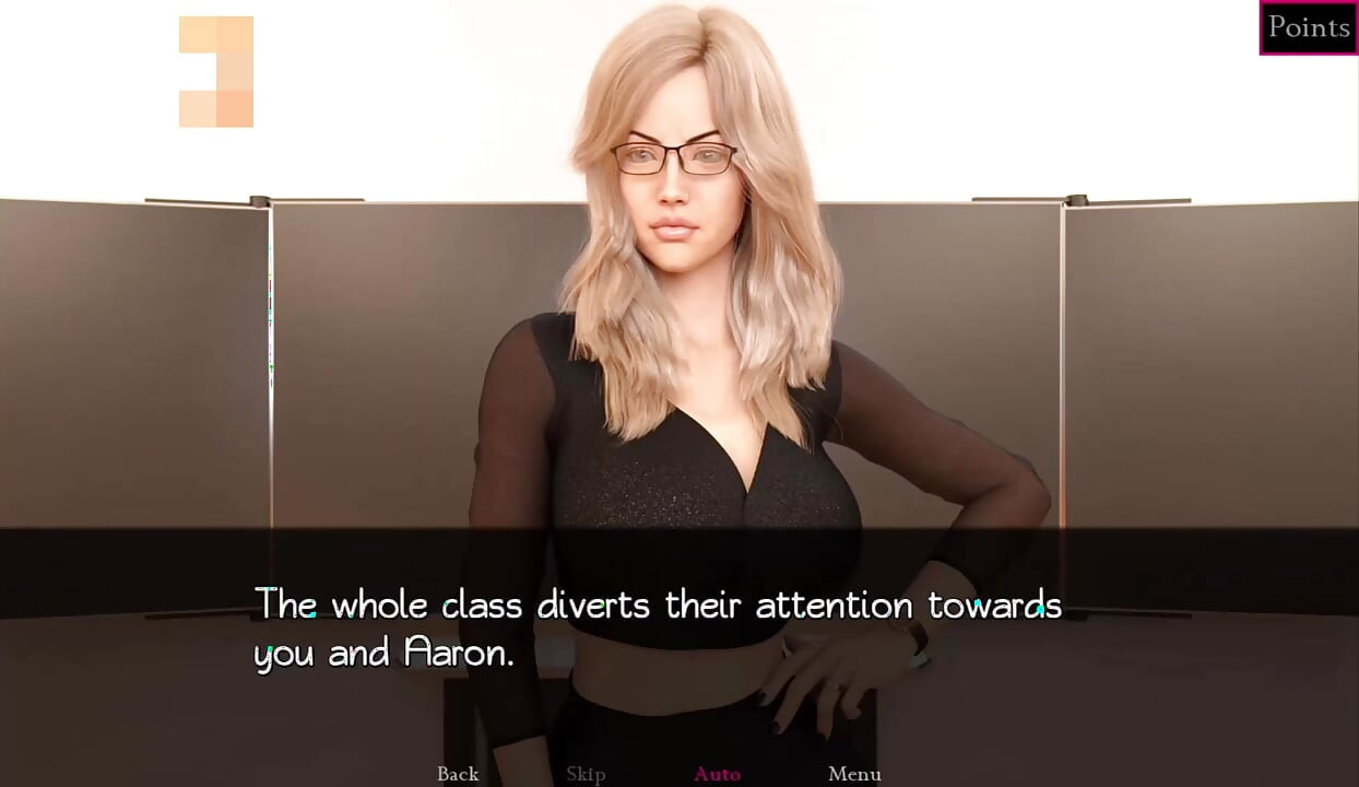Nerd to alpha #2 - The girl showed her pussy in class