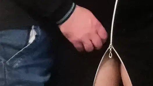 OMG! Touching Juicy Pussy In Subway - Penetrating in Sexy Panties