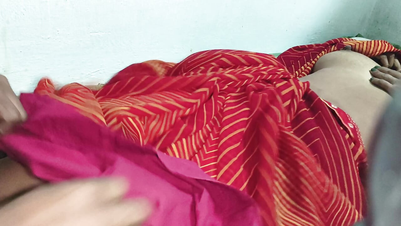 Indische frau mit einer sari