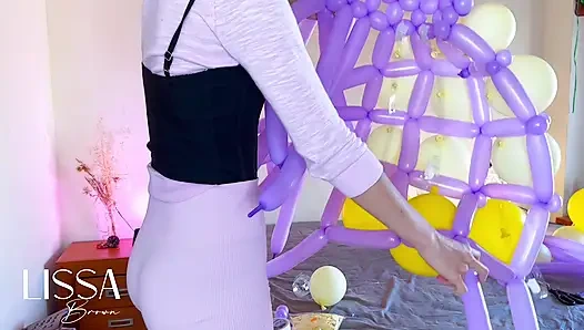 Пособие по платье с воздушным шариком