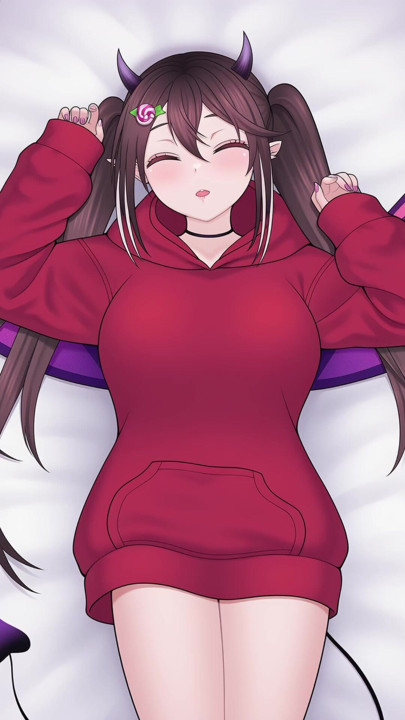 Wearing nothing under hoodie = easy access