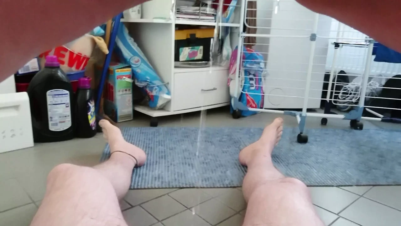 Pissing Horny BBW Slut  Pee Fun