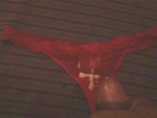 cumming on panties