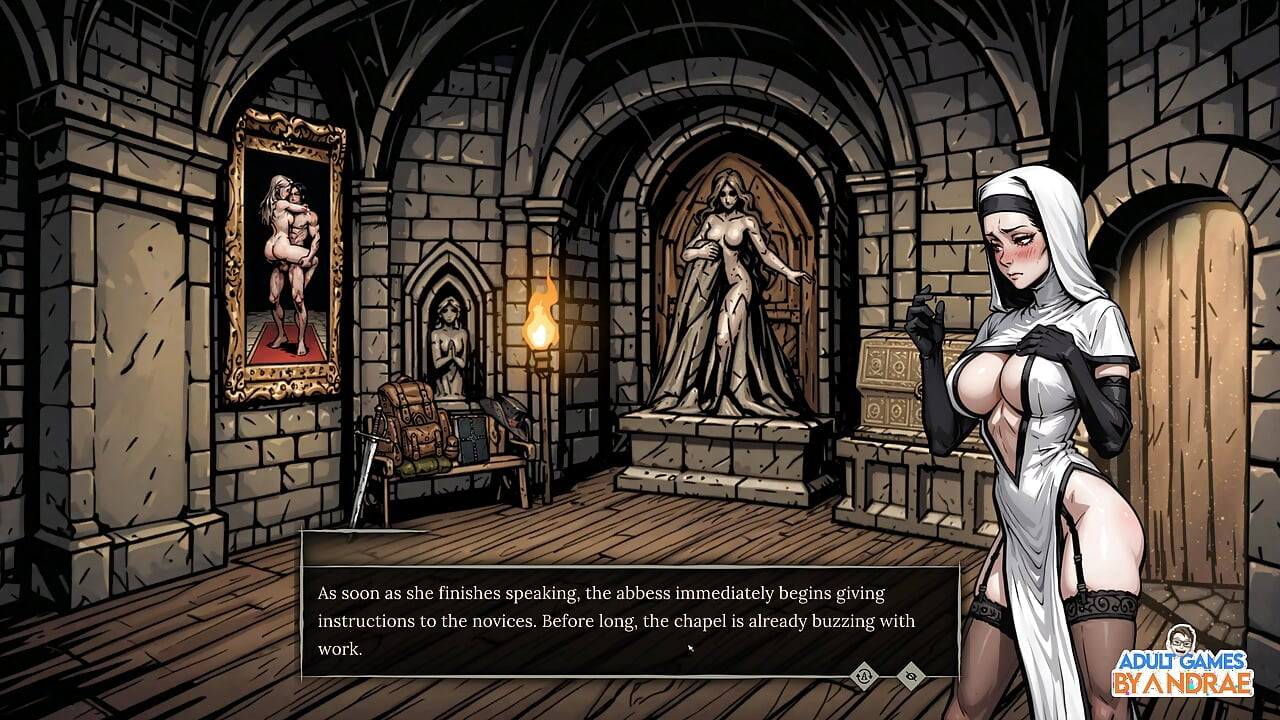 Sexorcismo: Lust Confession Gameplay Parte 5 - Abbess Roala Boss Fight &&da Inner Sanctuary Battle