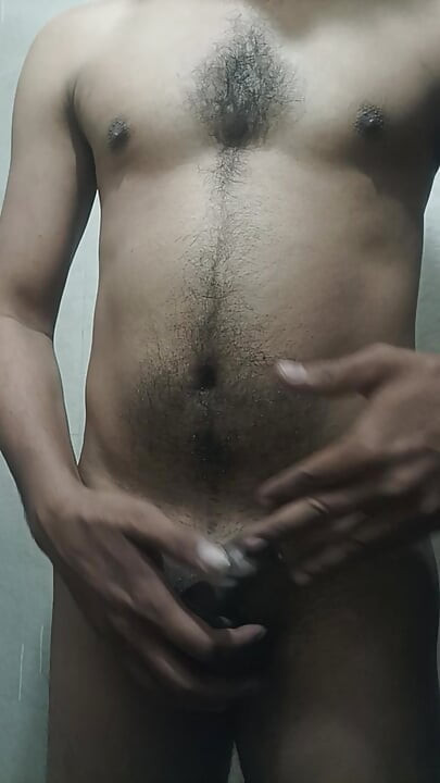 Bathroom handjob