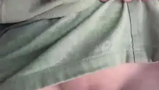 Public pussy fingering orgasm