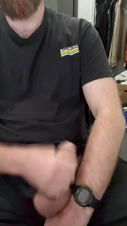 Morning wank with cum