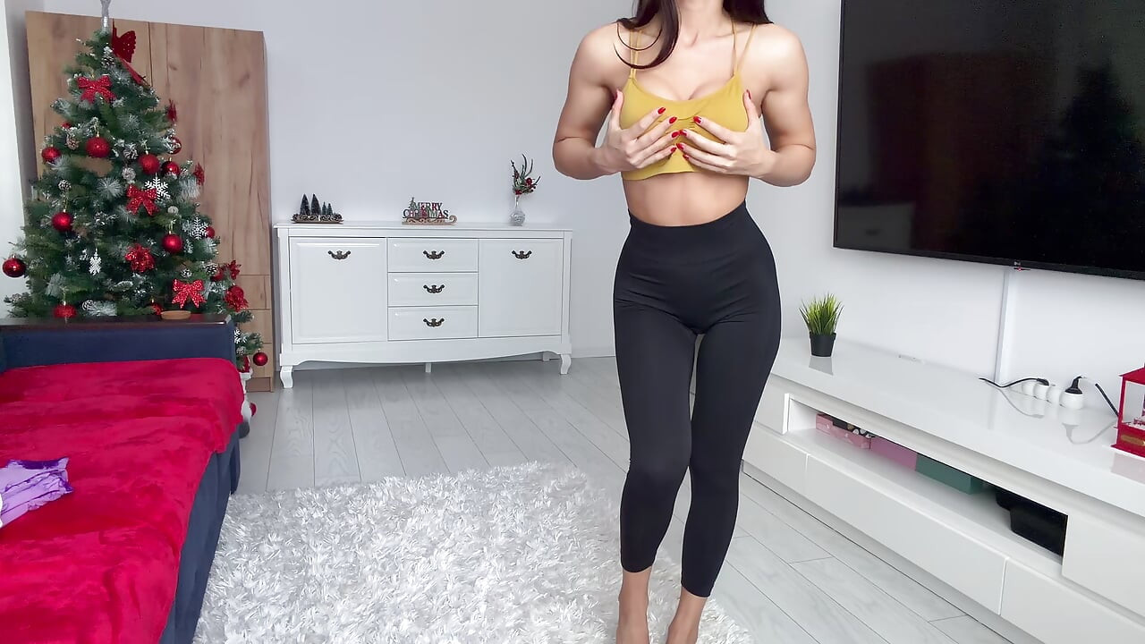 My Try on Haul New Leggings Finish with Fingering My Wet Pussy