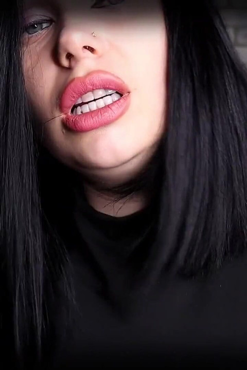 Cum with me everyday during 1 month! Day 7 - lip tease & worship