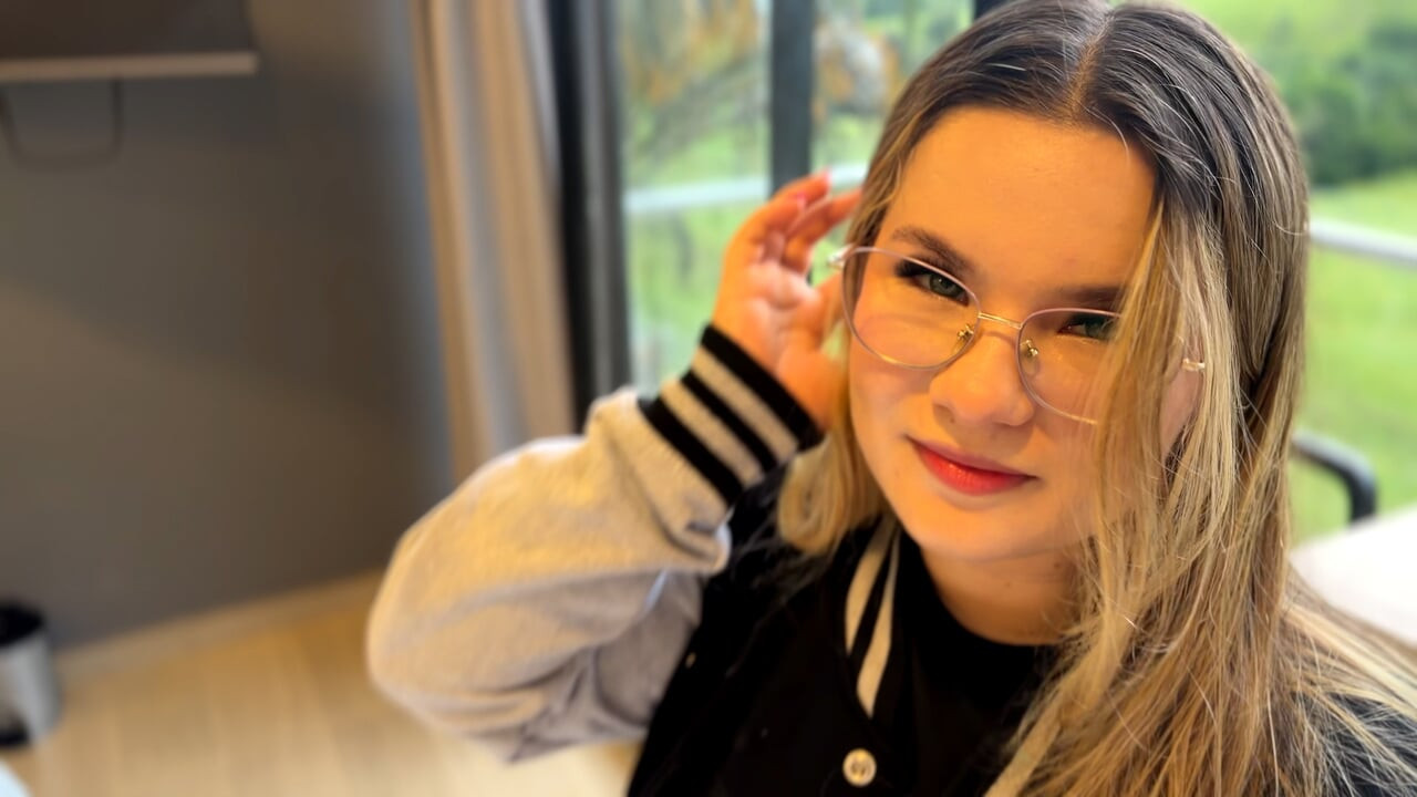 INNOCENT AND SHY COLLEGE NERD. We studied in a cabin in the woods and I found out that she was a nymphomaniac