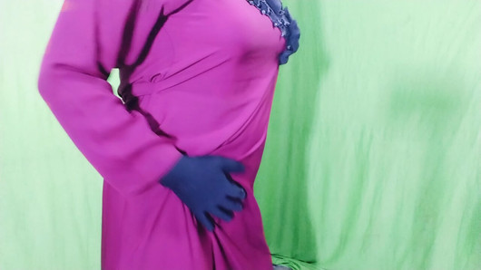 Indian beautiful hijabi muslim couple thirsty for fuck