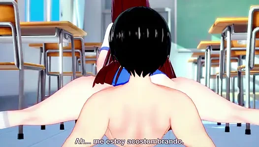 Animasi hentai gadis berambut merah terbaik