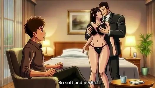 Husband Shares Curvy Wife with Rich Guy for paying debt