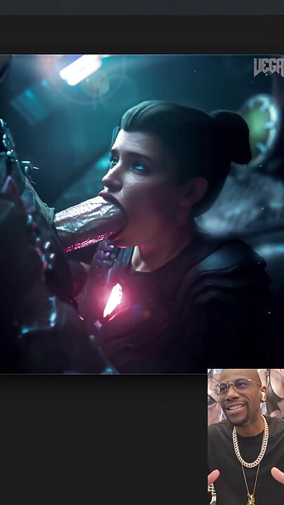 The Doom Slayer Getting His Cock Deepthroated by a Slut