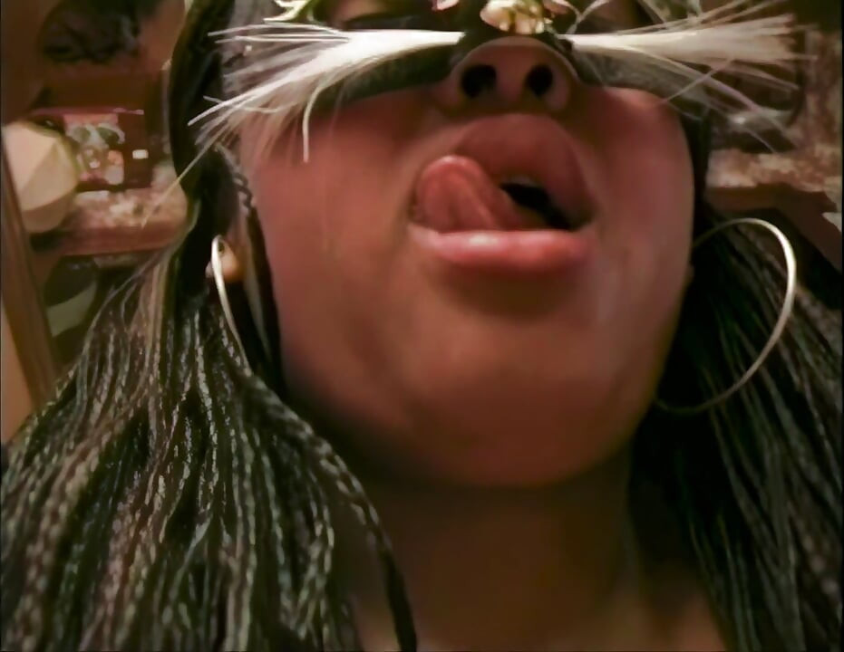 The Curvy Girl with Dreadlocks Gets Pounded in Front of the Camera.