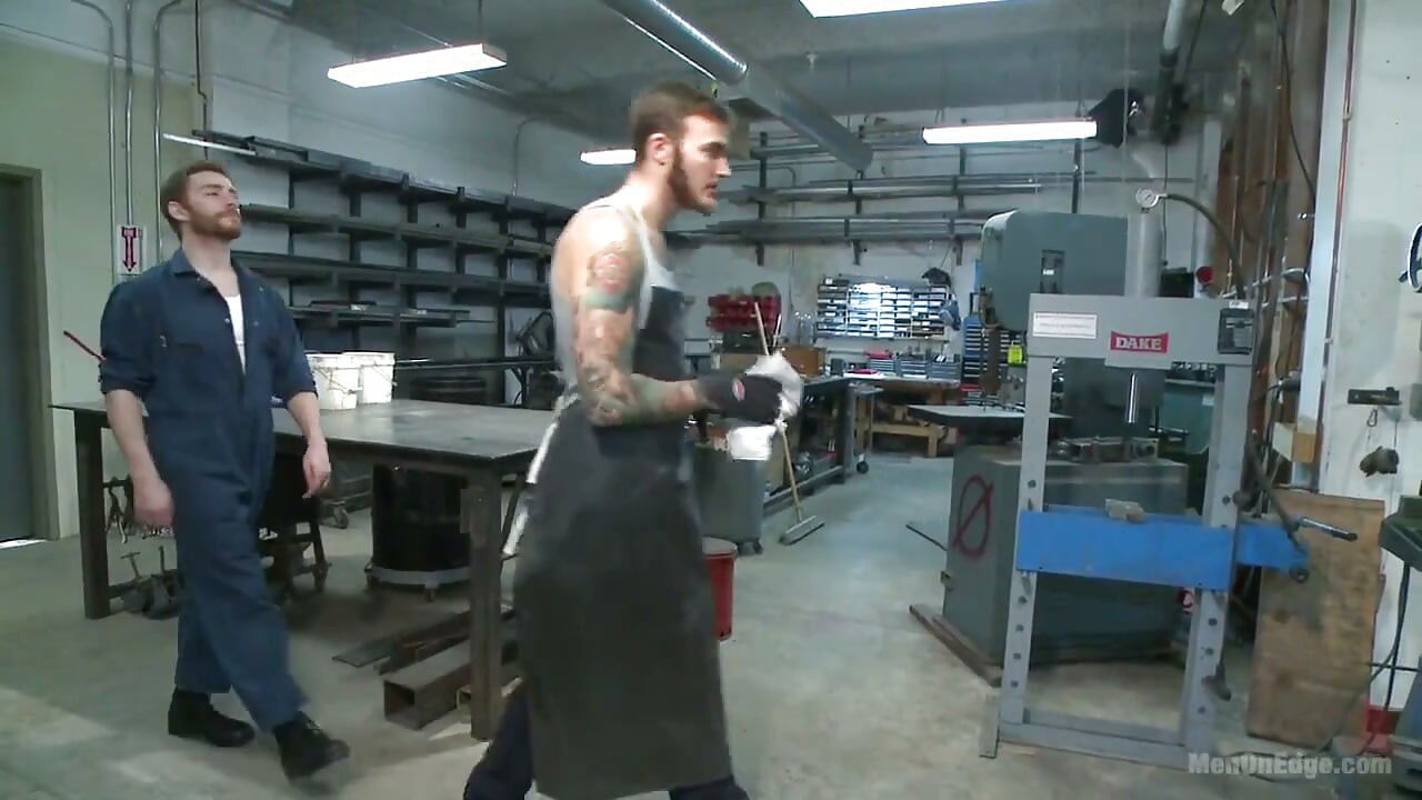 Mechanic Edged by His Own Tools