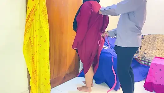 Desi Big Ass Stepaunty Fucked by Tailor in Shop Part 2