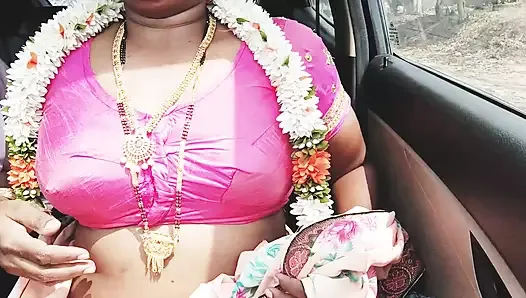 Telugu car sex, Episode -1,part - 2, telugu dirty talks.