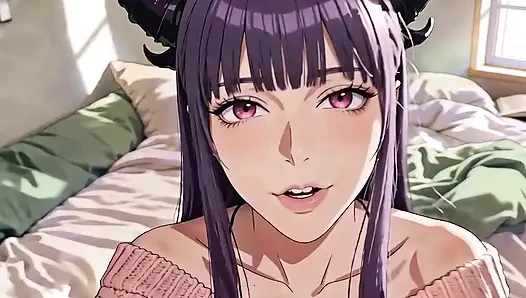 Succubus yang horny memasuki kamar tidurmu