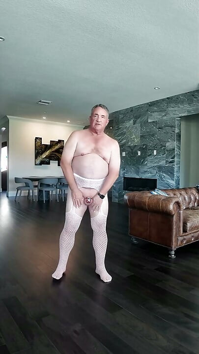 Small Panties and Caged Cock
