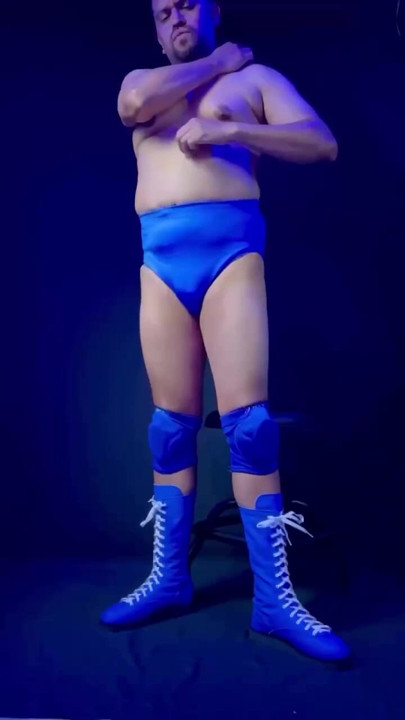 Blue Wrestling gear