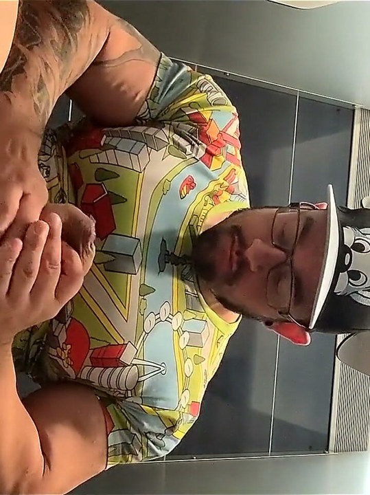 Jerking in a Bathroom Stall