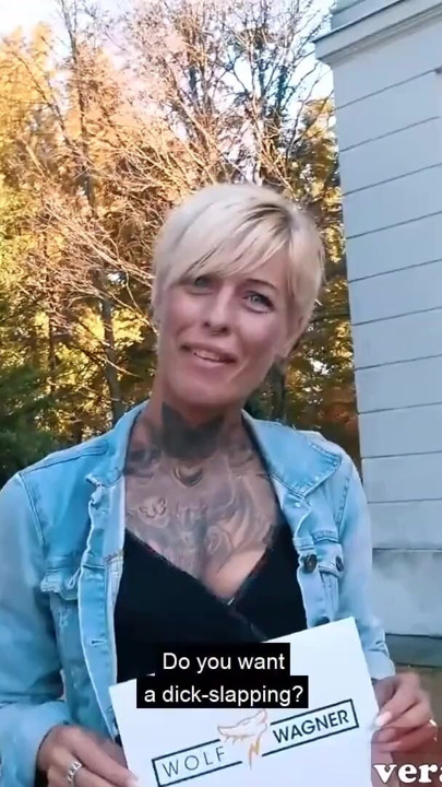 Tattooed skinny German Milf picked up on the Street | Clip 1