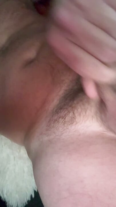 Fingering ass wanking cum shot big balls