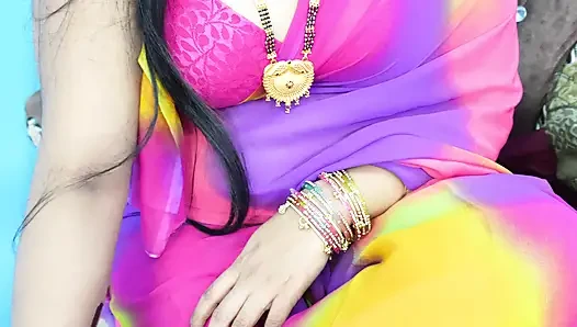 My husband was not at home, I got my brother-in-law to fuck me (Hindi voice)
