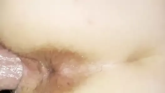 Thick cock filling creamy wet pussy