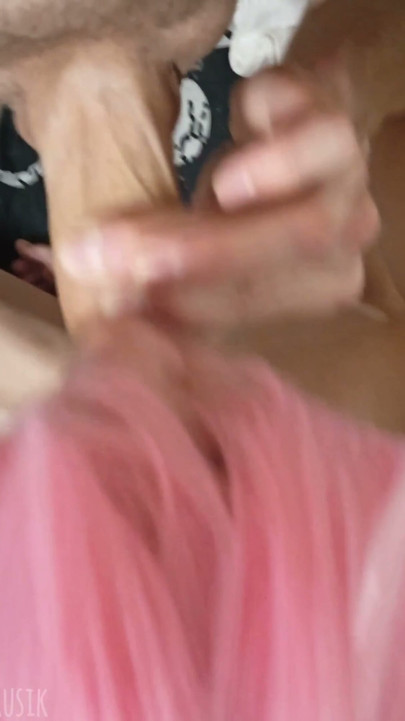 18 year old Sissy is covered in daddy 's cum ! Every day there is a lot of sperm from powerful members of femboys ! | Clip 1