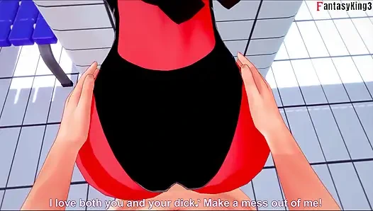 Meru succubus bikini bakış açısı seks