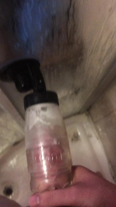 Fleshlight shower cum