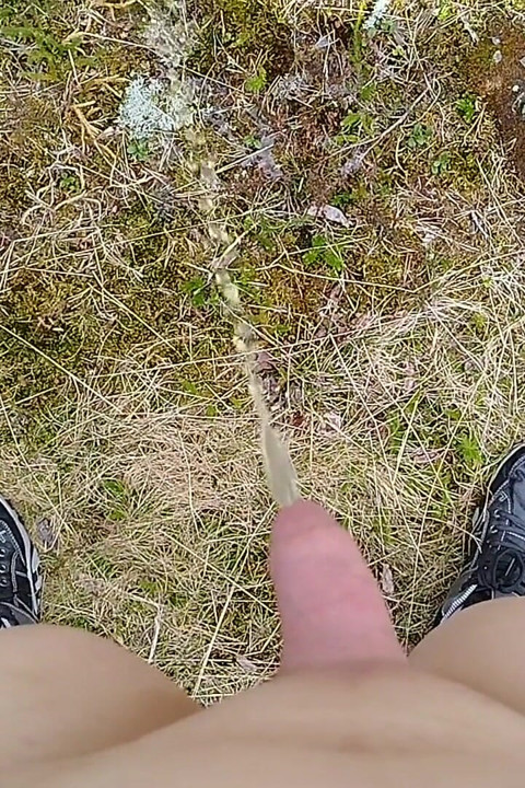 Pissing up in the Mountains