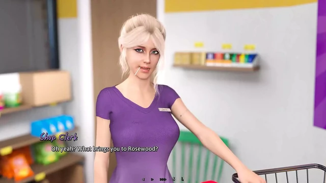 Summer heat: guy buys condoms from sexy clerk at the grocery store ep.6