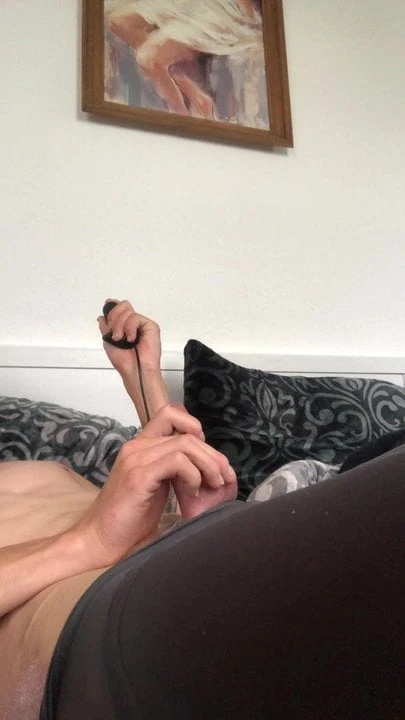 some prostate massage in layered nylon