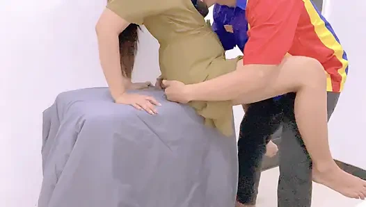 Prank kasir minimarket berujung ngentot di gudang