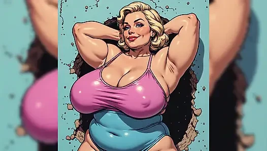 Curvy Women Swimsuit Art