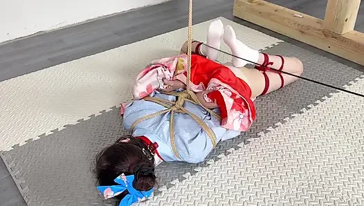 Кульминационная версия ношения кимоно в солнечный день