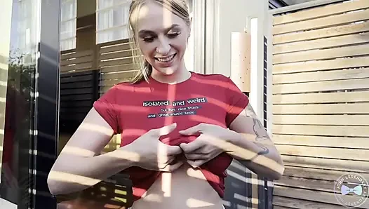 Busty Slut with Huge Natural Boobs Ultimate BBC Cock Worship