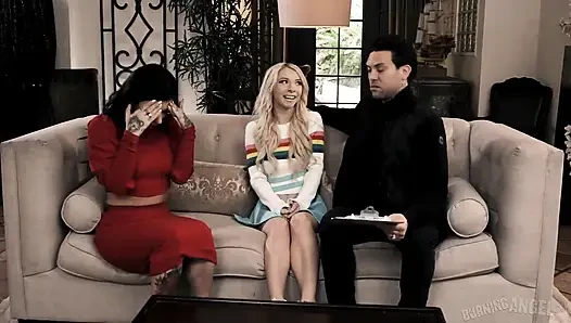 Burning angel - casting babysitter kenzie reeves berakhir dengan seks threesome yang berantakan