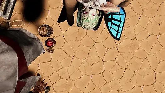 Fairy and Giant Do Battle in Unconvential Way