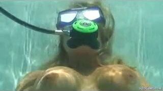 Underwater Scuba Masturbation