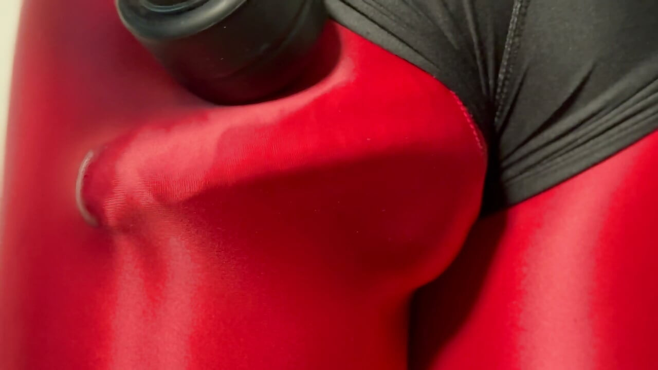 Spandex vibrator play